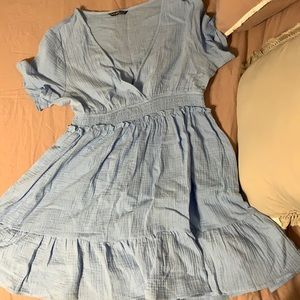 Baby blue dress